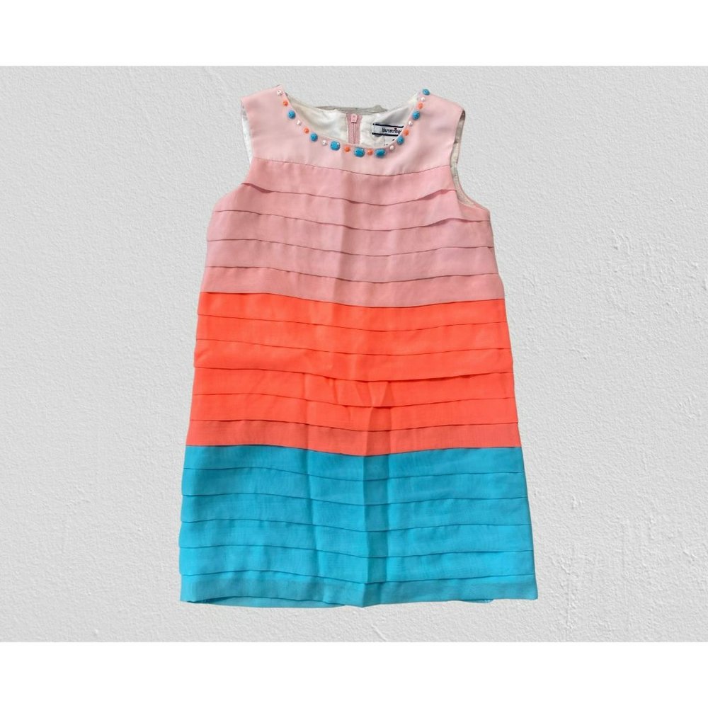 Hartstrings Summer Dress Girls Size 4 Sleeveless Excellent Condition